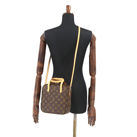 Louis Vuitton Monogram Spontini 2way Hand Shoulder Bag Brown - Picture 9 of 9